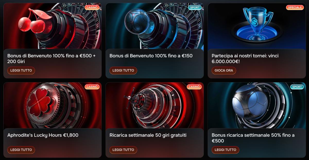 Promozioni di Revolution Casino